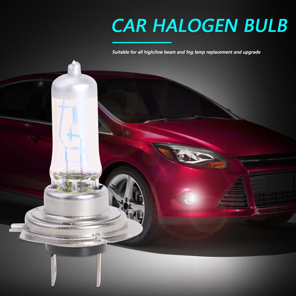 H7 Yellow Halogen Bulb 12V 55W 3000K for Car Headlight Auto Fog Light Lamp