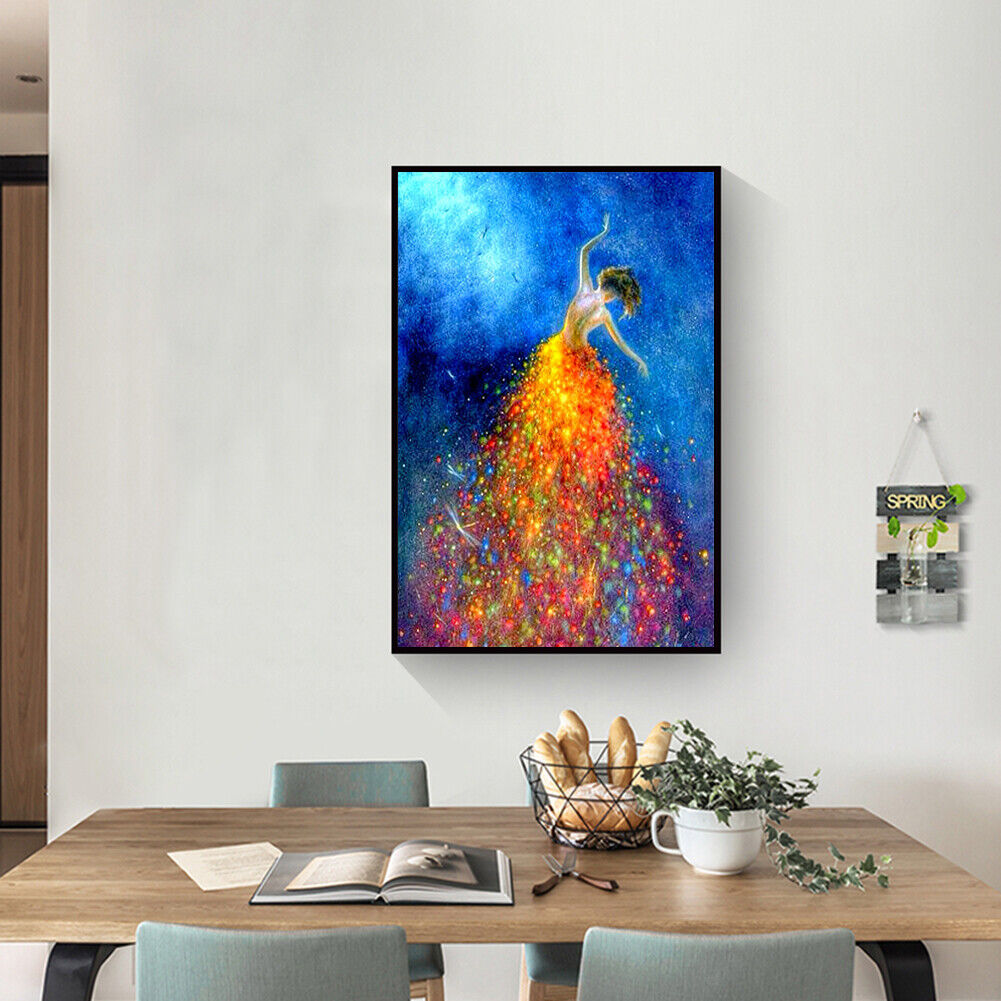 5D DIY Full Square Diamond Painting Dancing Women Embroidery Home Pictures