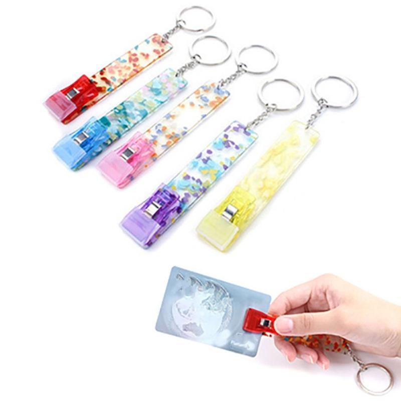 Card Grabber Keychain Making Tool Acrylic Credit Card Puller Maker for Home DIY