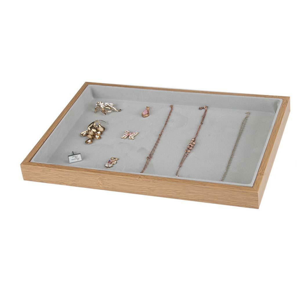 Velvet Jewelry Display Tray Countertop Diamond Bracelet Organizer for Shop