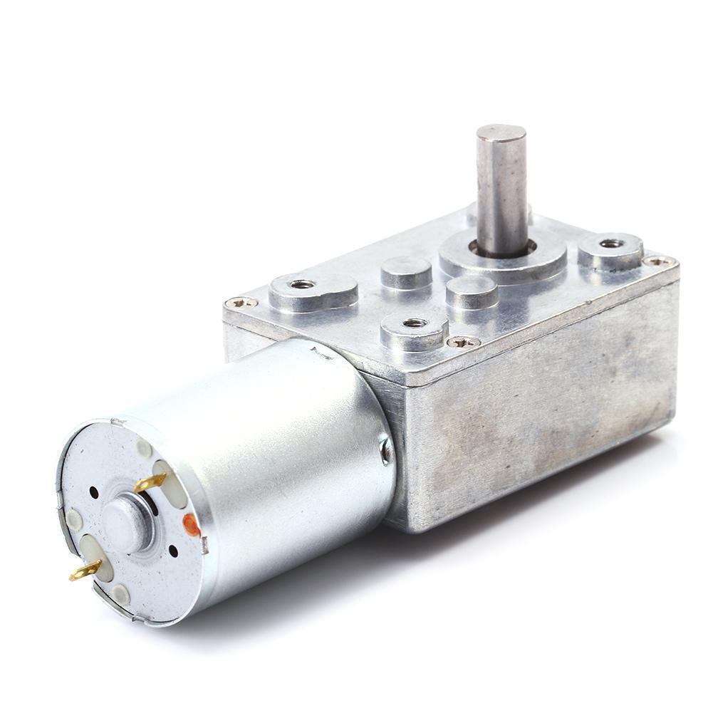 DC 12V Gear Speed Reduction Motor High Torque Turbine Geared Motor (50rpm)