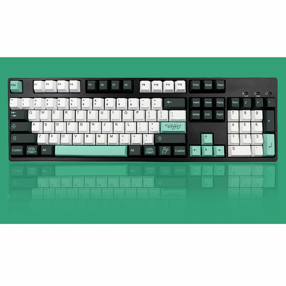 137 Keys Plastic Garden Theme  for  61 64 98 104 Keys Gaming