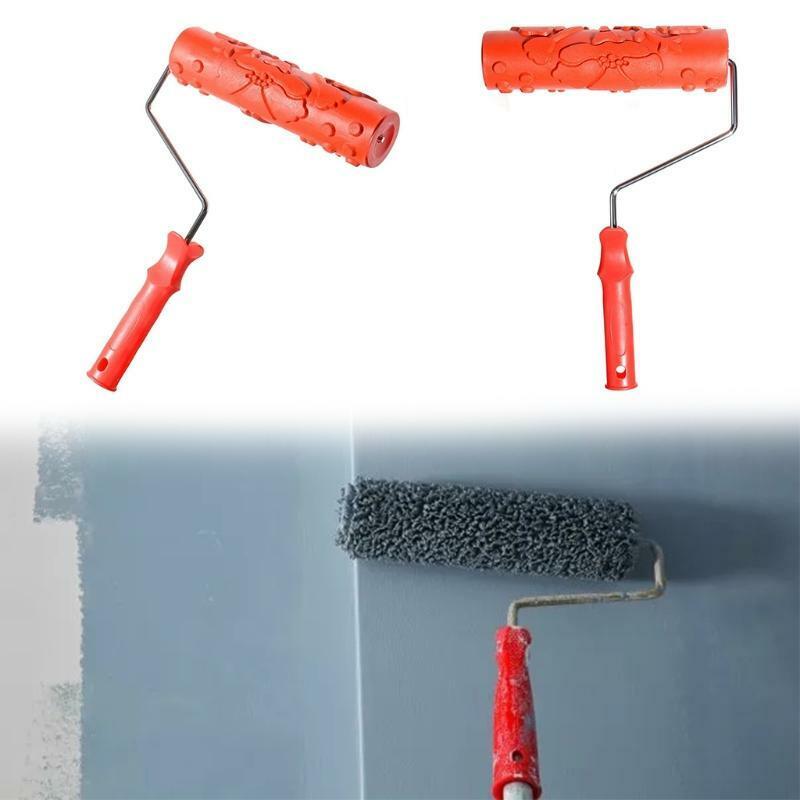 Decorative Rubber Roller DIY Patterned Paint Roller Decorative Art Roller