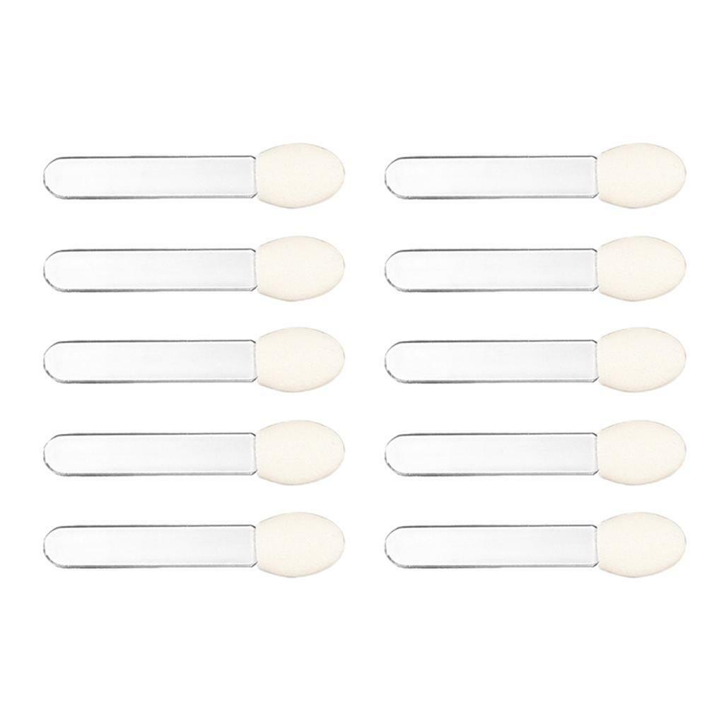 10pcs Disposable Eyeshadow Brush Sponge Tipped  Makeup Tool , Eyeshadow