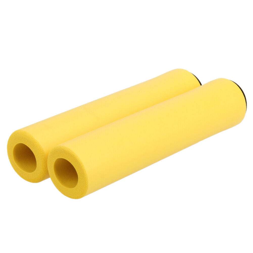 Bike Grips UltraLight Silicone Material Handlebar MTB Bicycle Grip(Yellow)