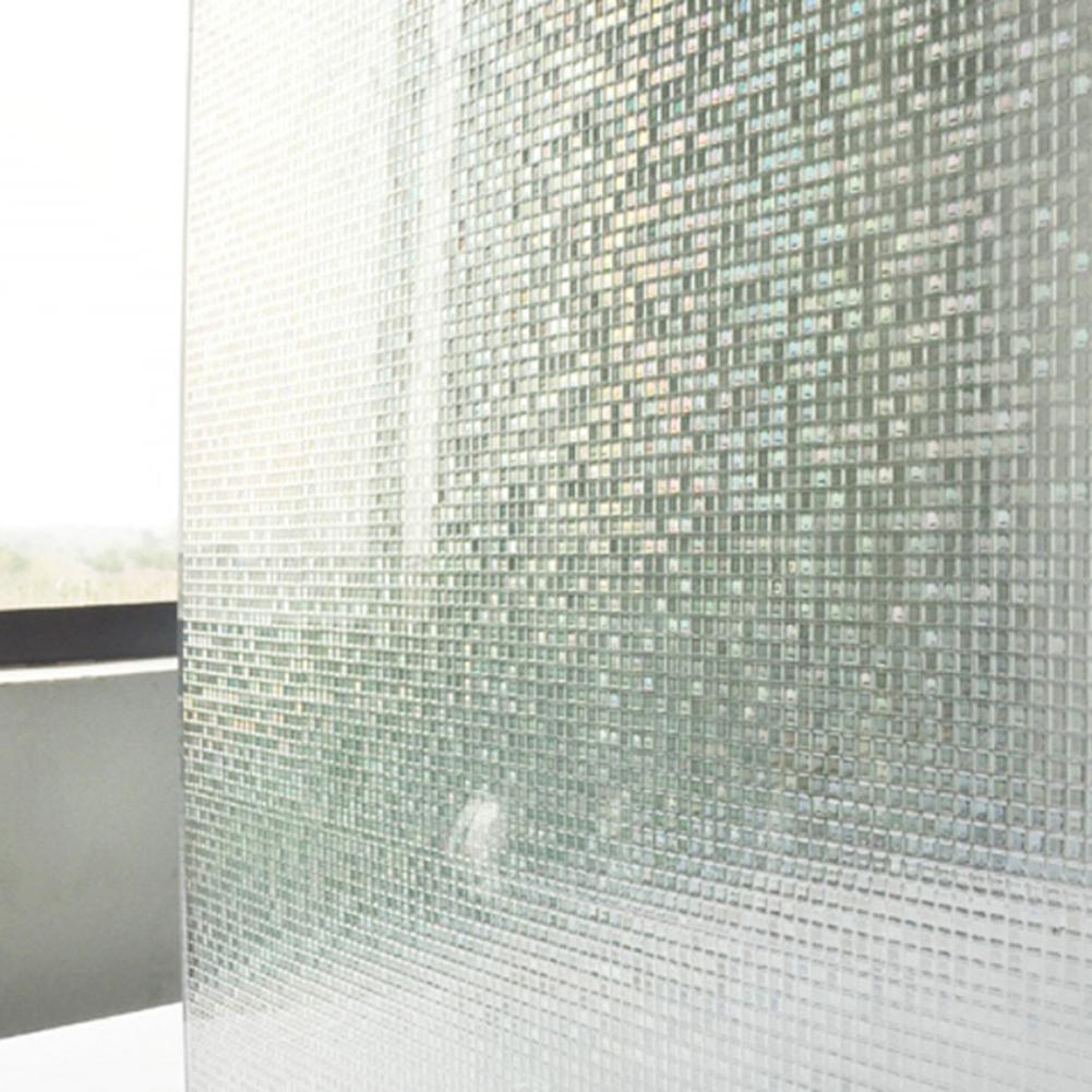 Mosaic PVC Waterproof Anti Oil Frosted Opaque Glass Window Decorative Film