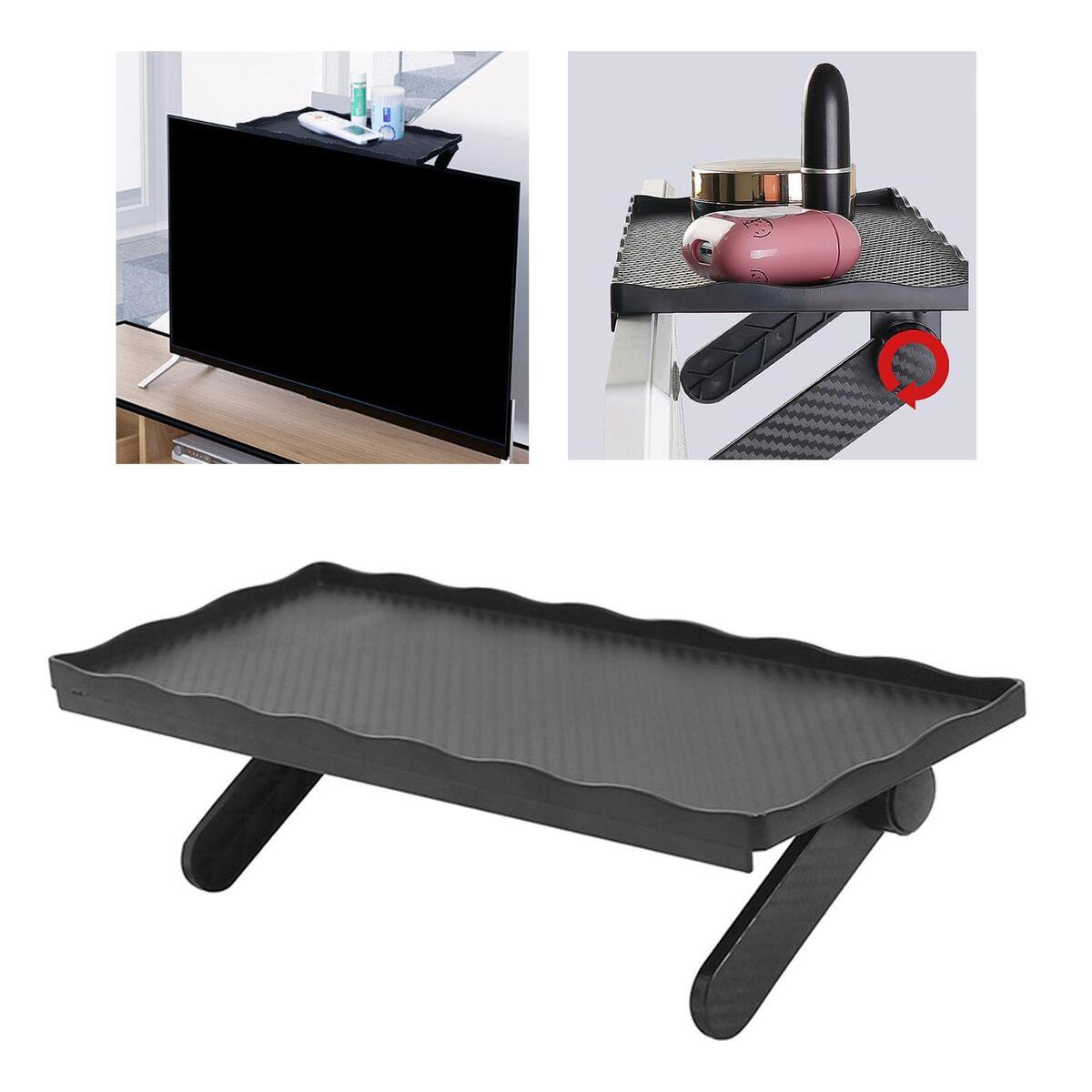 Computer Monitor Topper Storage Bracket Organizer Rack for Streaming Devices