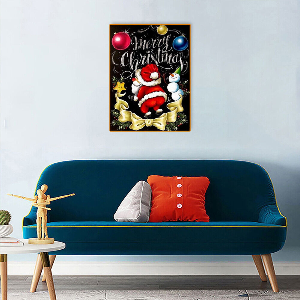 DIY 5D Diamond Painting Full Square Santa Claus Handmade Picture Home Decor