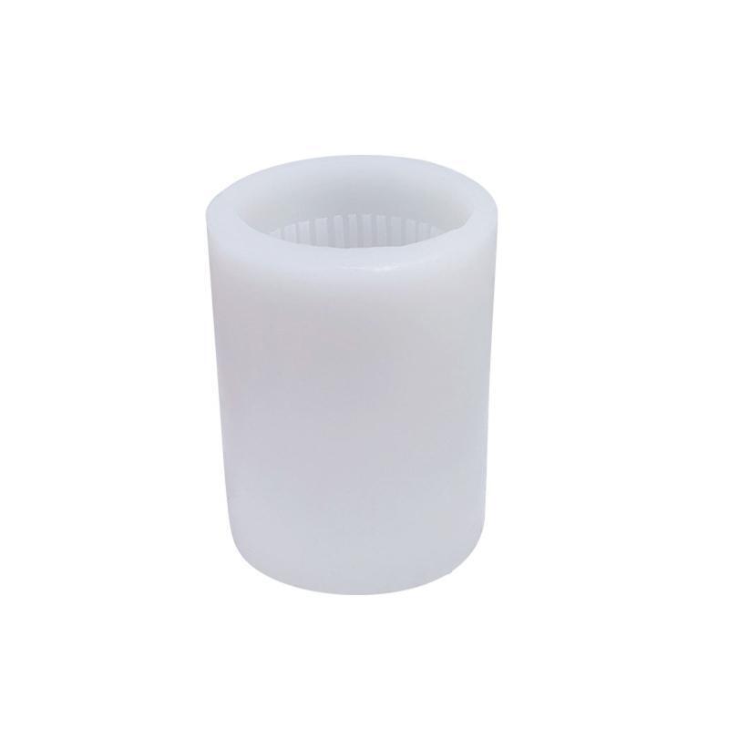 Twisted Cylinder Candle Mold for Candle Making,Food Grade Silicone Clear Texture