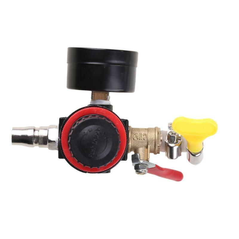 Auto Coolant Water Tank Leakage Detector Universal Pressure Tester Gauge 50cm