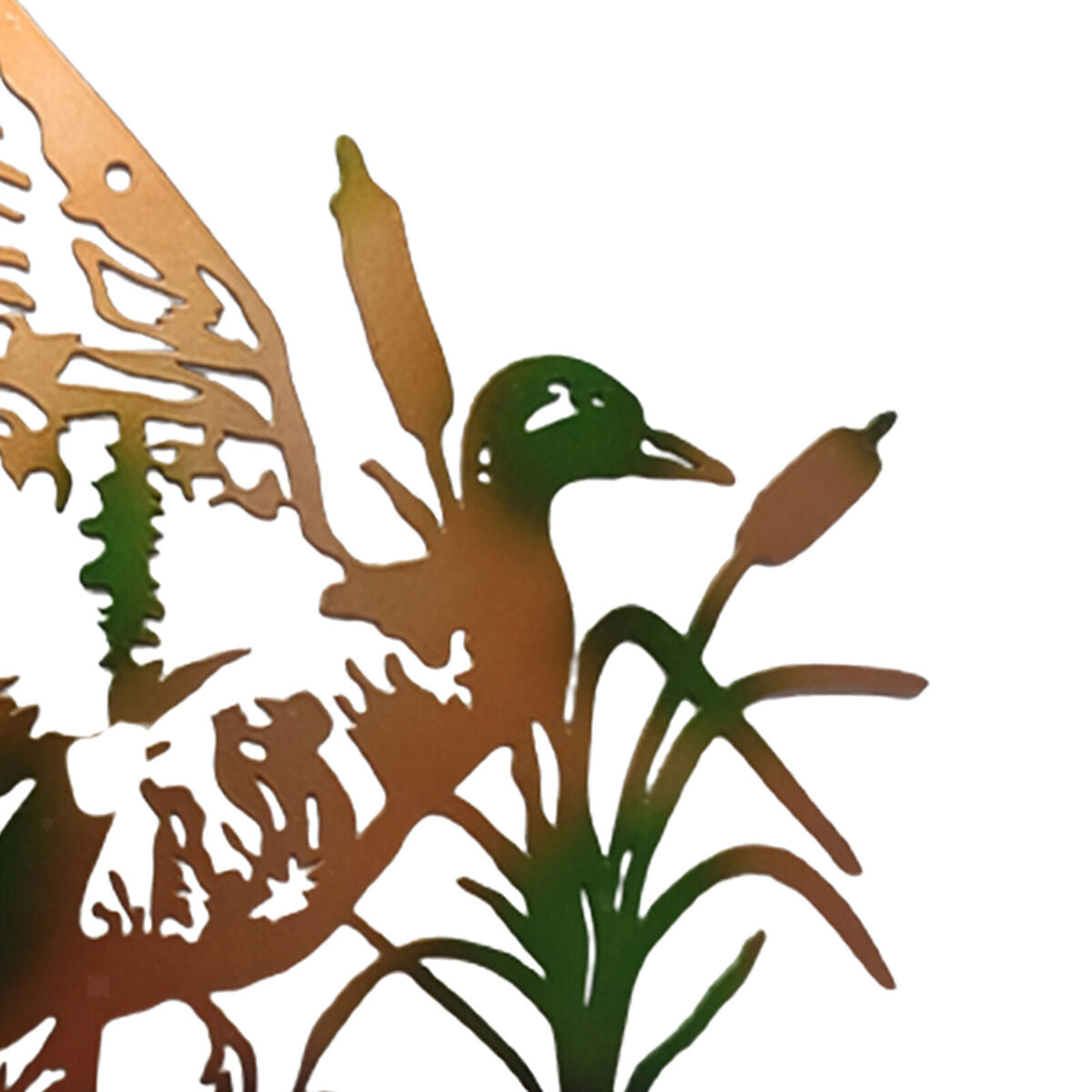 Silhouette  Garden Stake Animal  for Outside Decorations duck