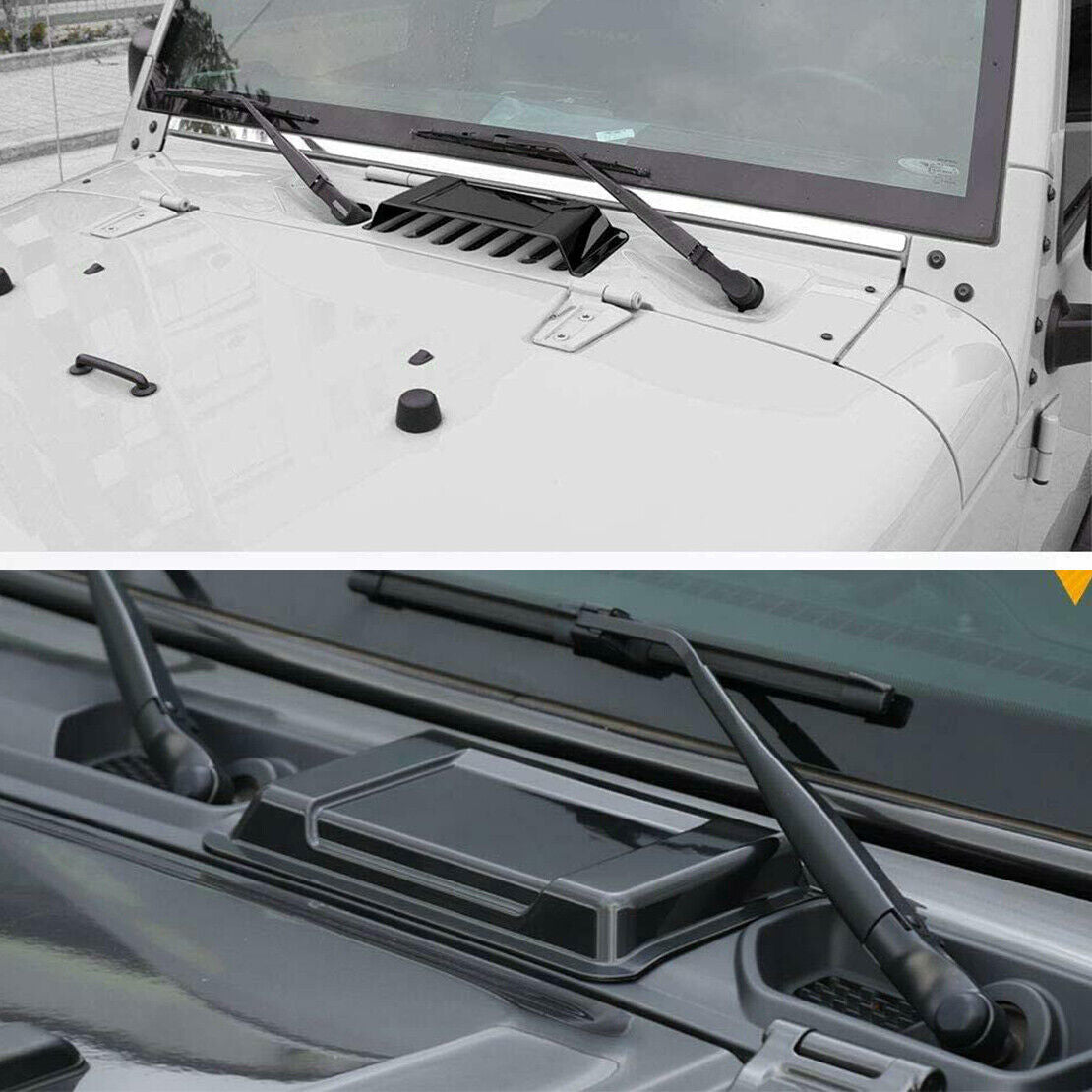Hood Air Intake Cover Scoop Accessories fit for Jeep Wrangler JK JKU 2007-2017