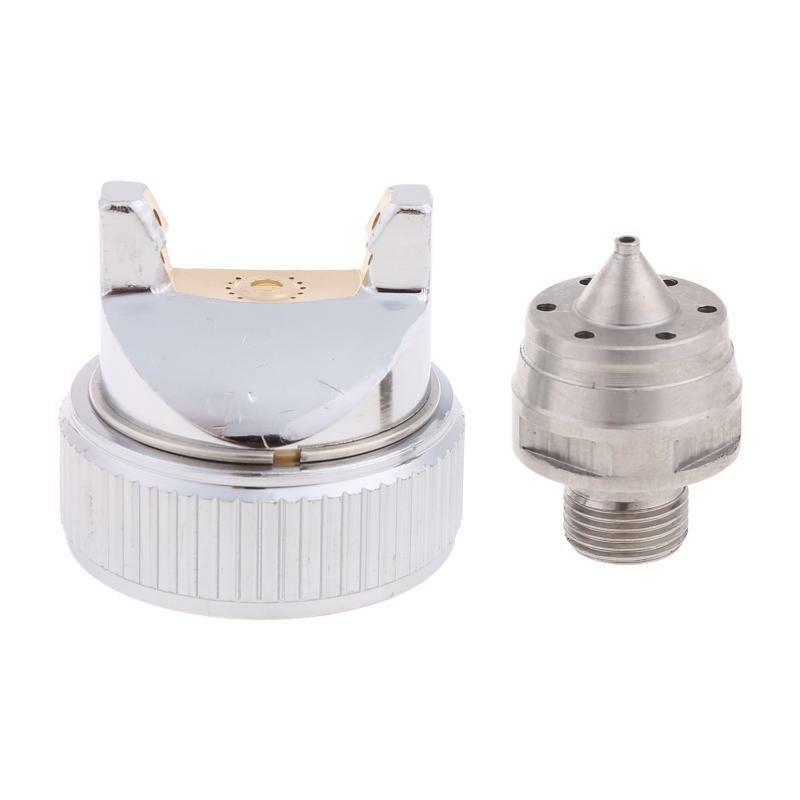 HVLP Gravity Feed Air Spray Gun Nozzle Replace Nozzle Kit 1.4 mm/1.7mm/2.0mm