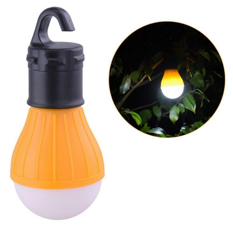 4pcs LED Tent Lamp Clip Hook Hurricane Emergency Light Camping Tent Light Bulb