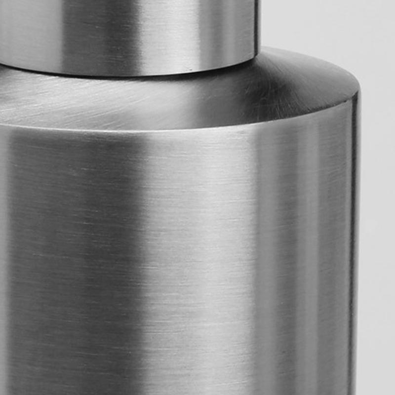 Stainless Steel Pump Soap Lotion Dispenser Shampoo Liquid Bottle Foam Bathroom
