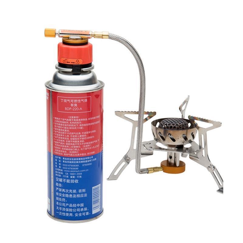 Gas Stove Converter Gas Burner Connector Camping Gas Tank Adapter Picnic Stove