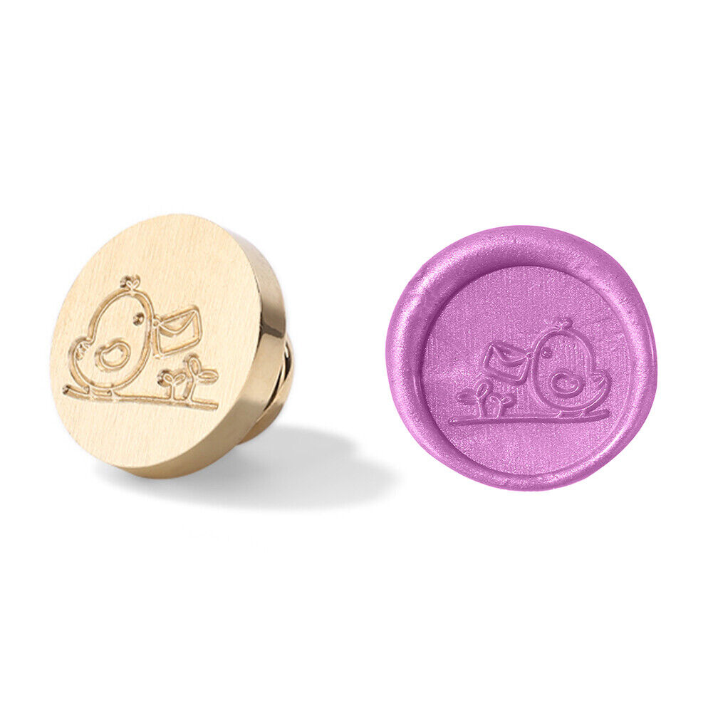25mm Wax Seal Can Replace Round Copper Head for Stamp Decor (DW14 Chick)