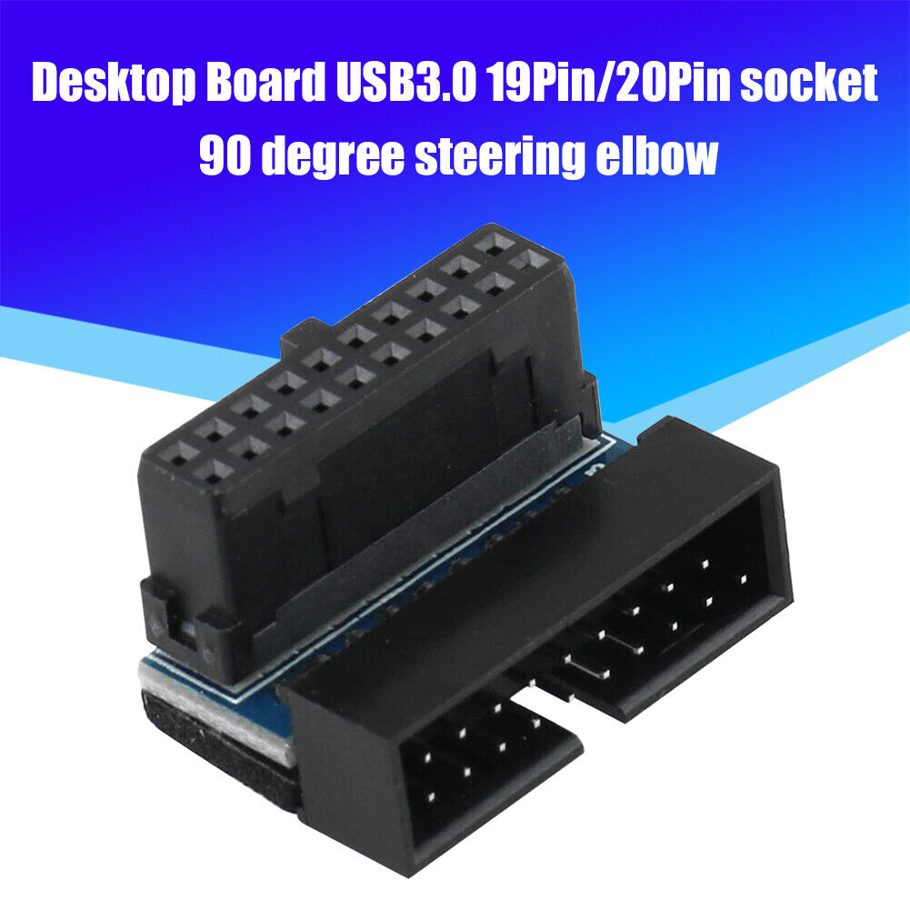 USB 3.0 20 Pin Male to Female Extension Adapter for Motherboard (Down)
