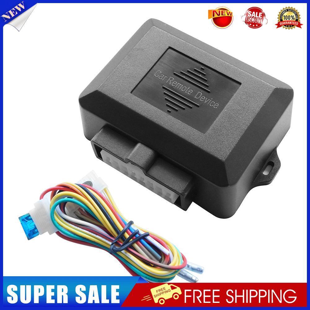 Power Window Roll Up Closer Module Alarm System for 4 Door 12V Car Vehicle