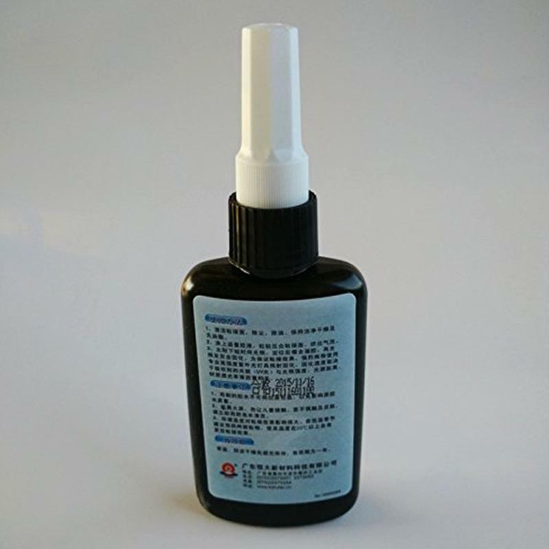 50ml UV Curing Adhesive for Glass Crystal Metal Aluminum High Bonding Strength