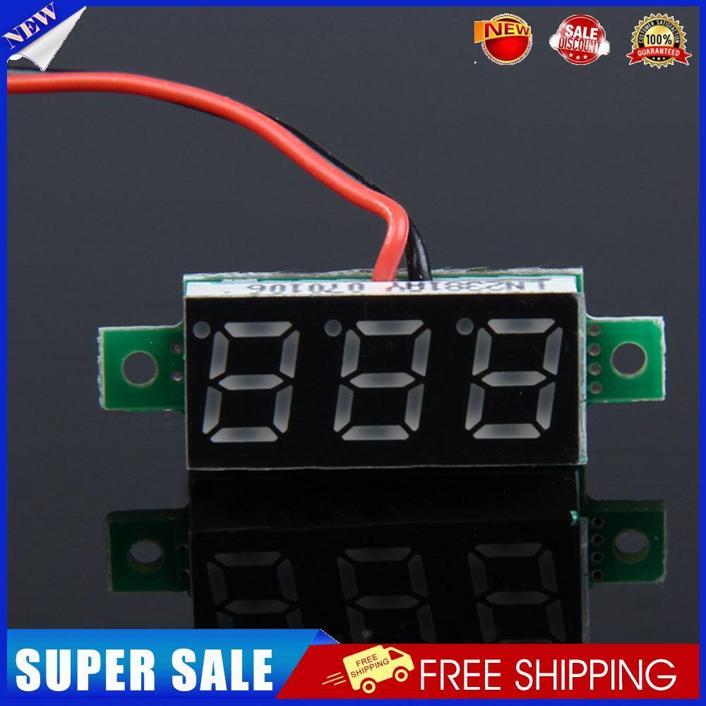 0.28inch LCD Two Wire 2.5-40V Red LED Digital DC Voltmeter Panel Meter