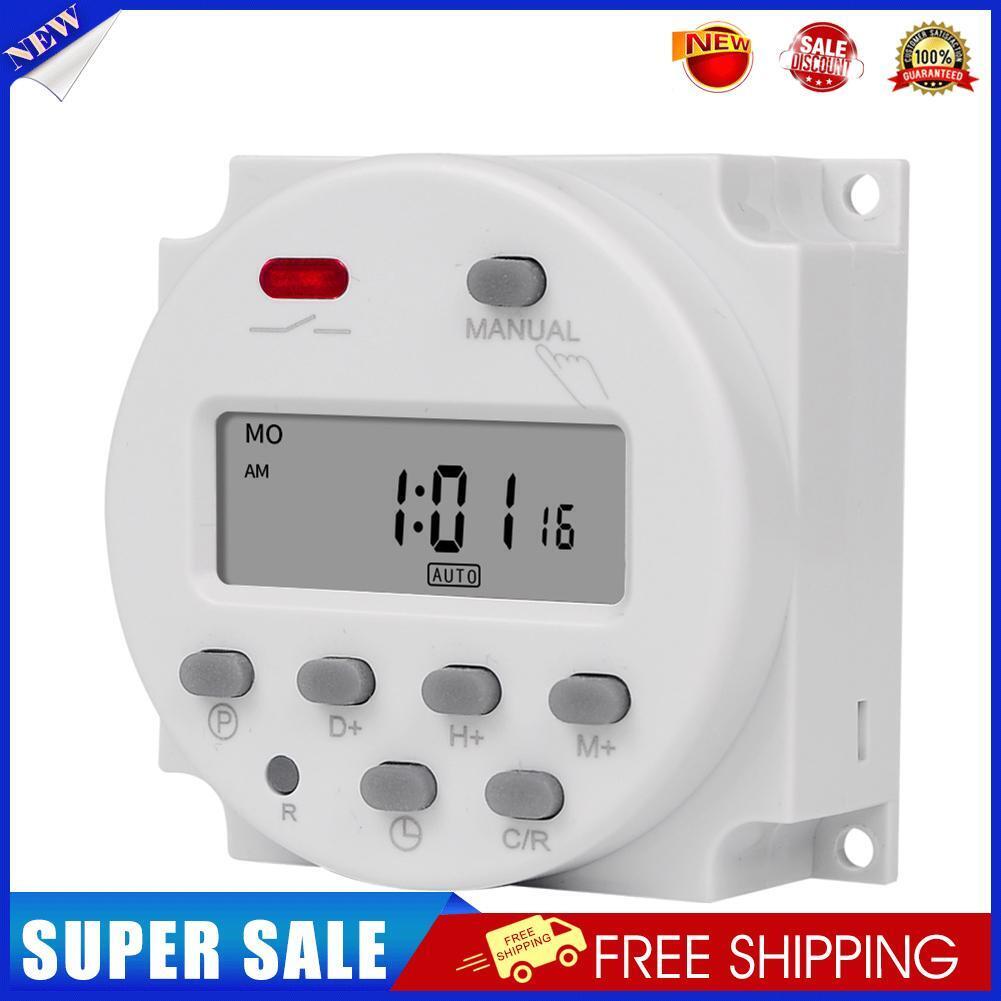 5X CN101A Digital Timer 7 Day Programmable Time Switch Controller Relay 12V