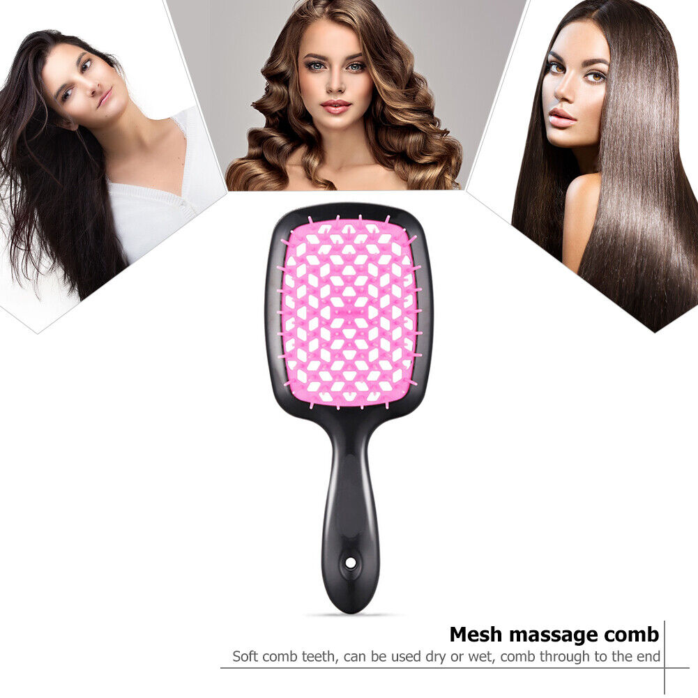 Women Wet Curly Hair Scalp Massage Comb Hairbrush Hairdressing Styling Tool