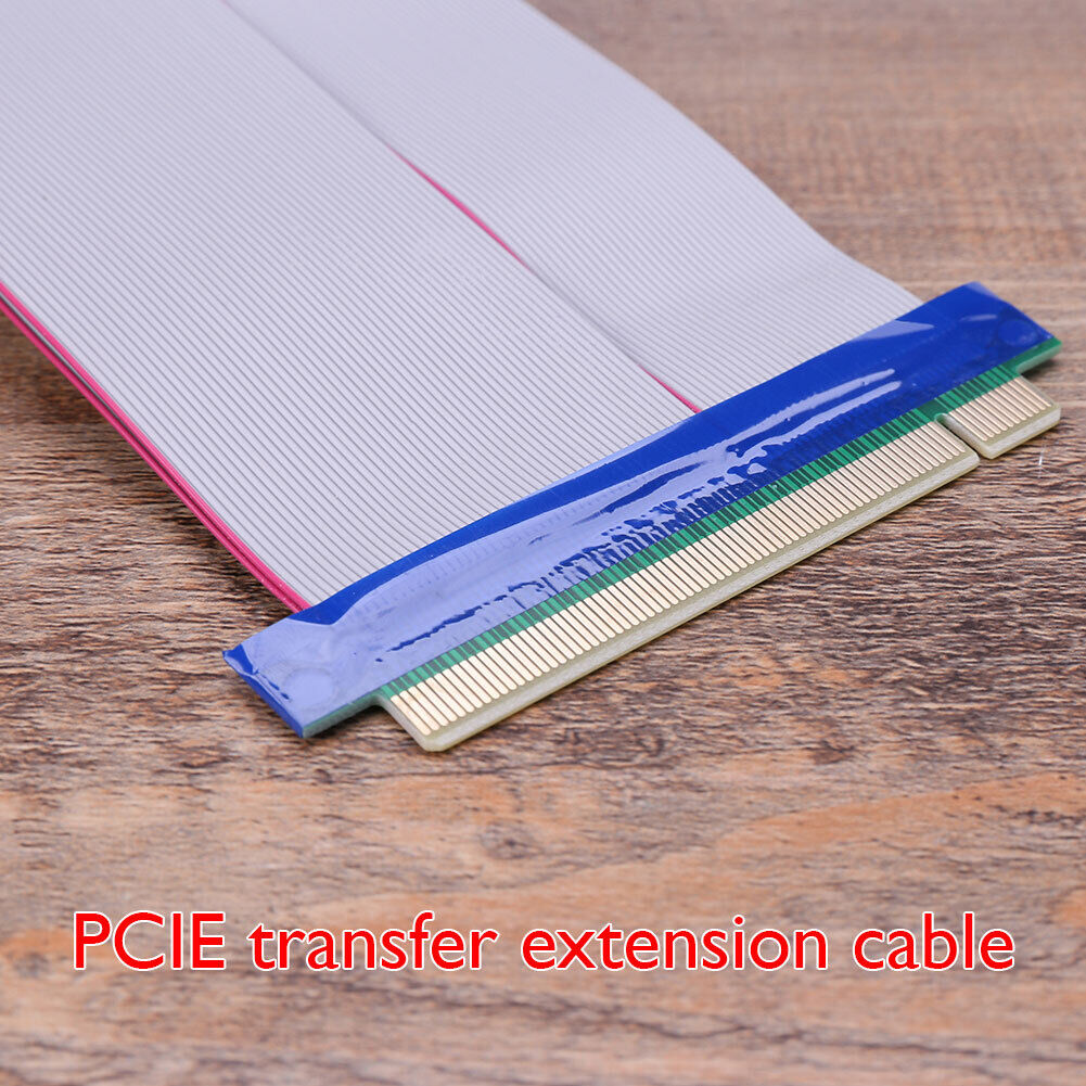 PCIE X16 PCI Express Riser Extender Card Adapter Extension Power Cord Cable