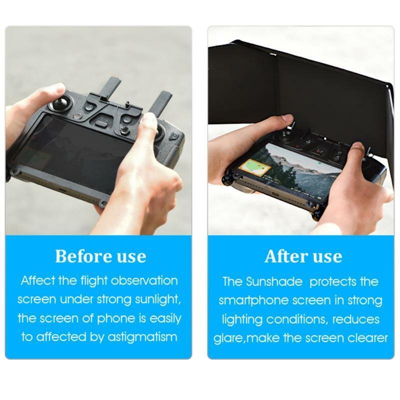 Sun Hood Sunshade for Mavic Air 2/DJI-Air 2S/DJI-Mini 2 Drone Remote Controller