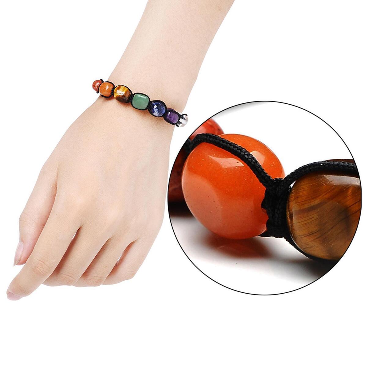 Handmade 7 Bracelets  Braided Meditation Jewelry Study Gyms