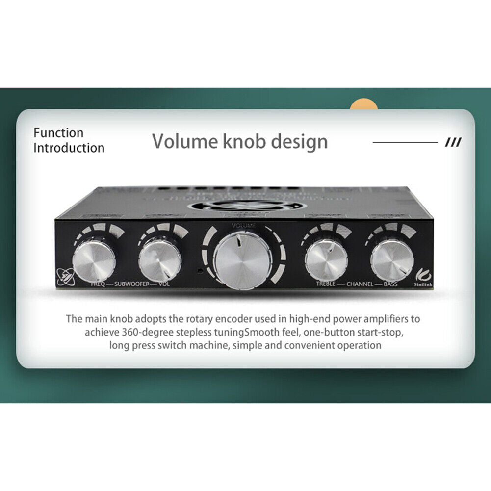 XY-S350H App Control 220Wx2+350W Amplifier 2.1 Dual Channel Wireless Module
