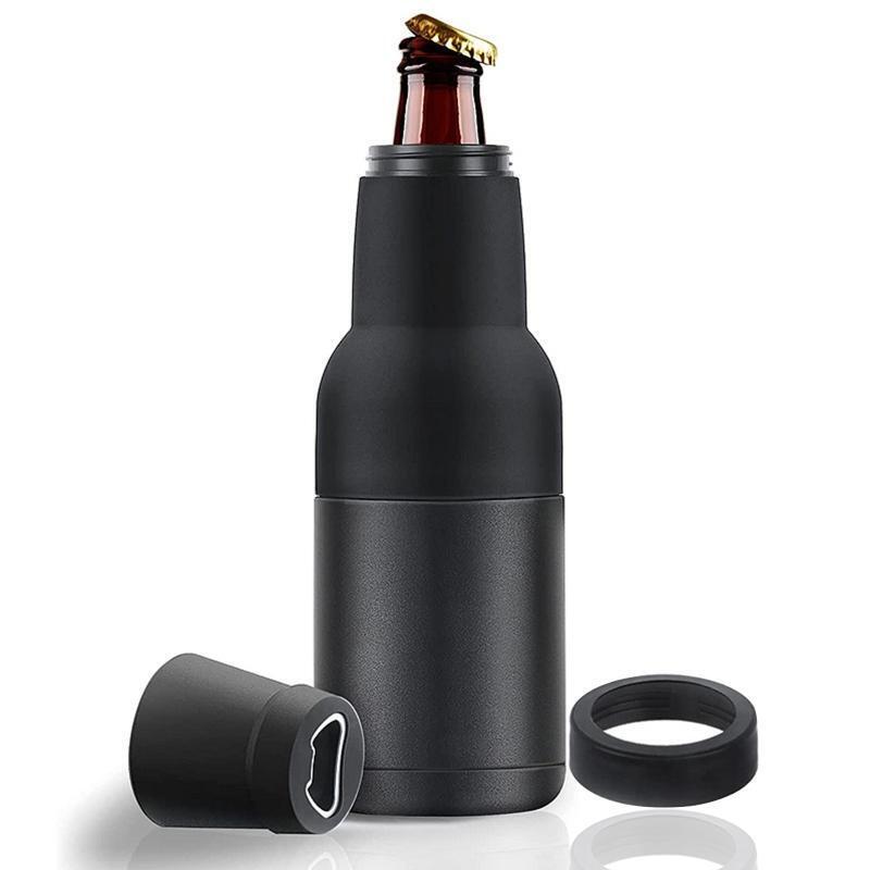 3 in 1 Beer Can Coolers Vacuum Insulated Double Walled Stainless Steel Material