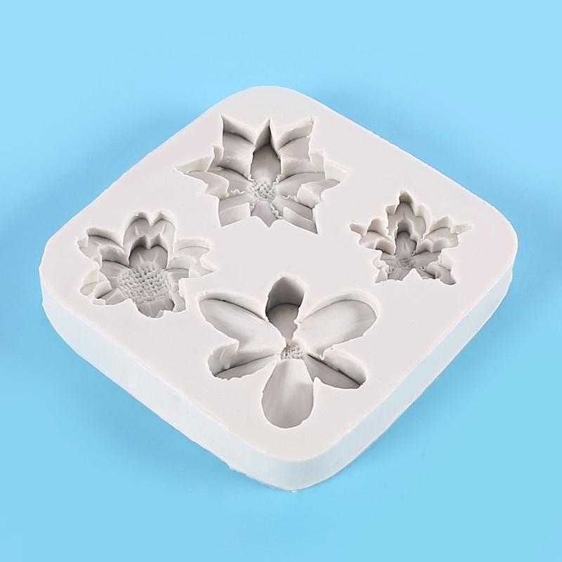 Baking Fondant Mold Baking Accessories Daisy Cherry Blossom Shape for DIY Baking