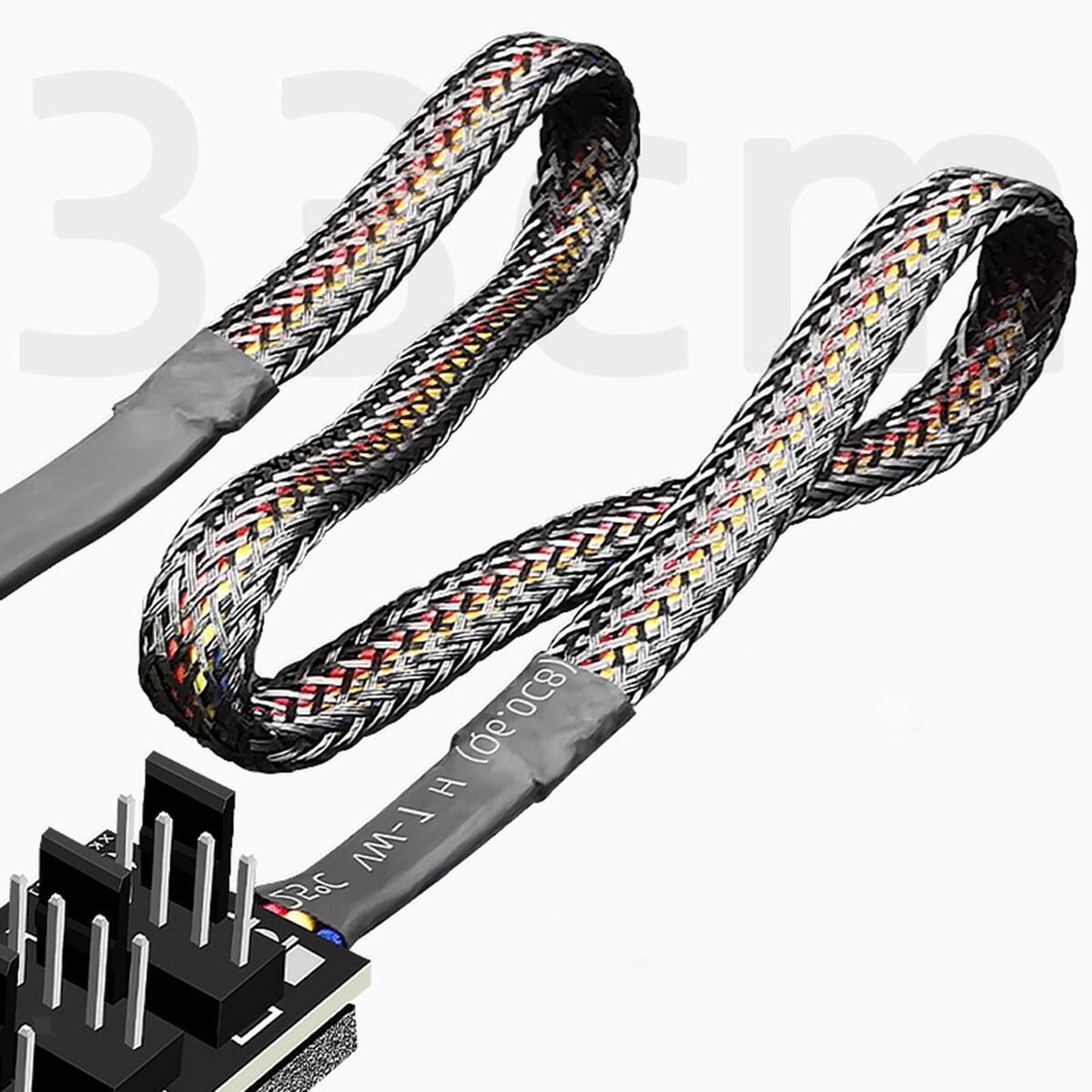 Fan Splitter Cable Internal Fans & Cooling CPU Cooler Splitter Adapter