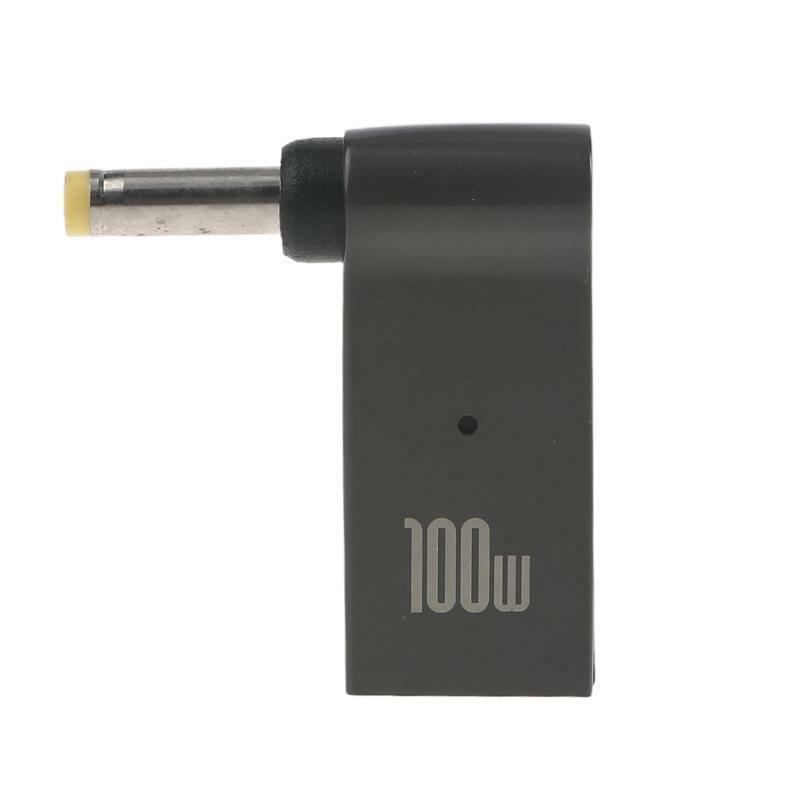 Type C Female to 4.0x17mm Adapter for Travel Bussiness Trip PD 100W for Laptops