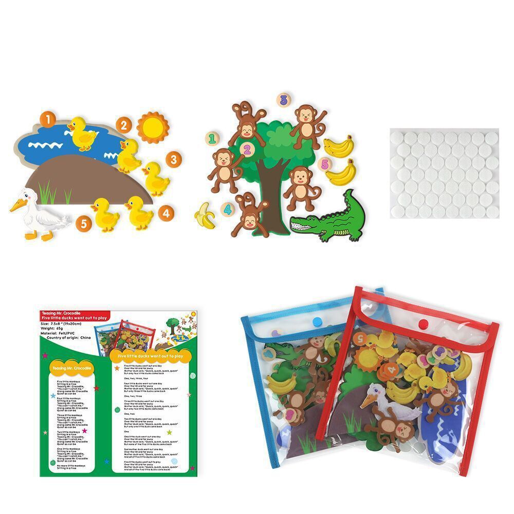 Ages 3 4 5 Montessori Educational Stories Felt Board Story Early Learning