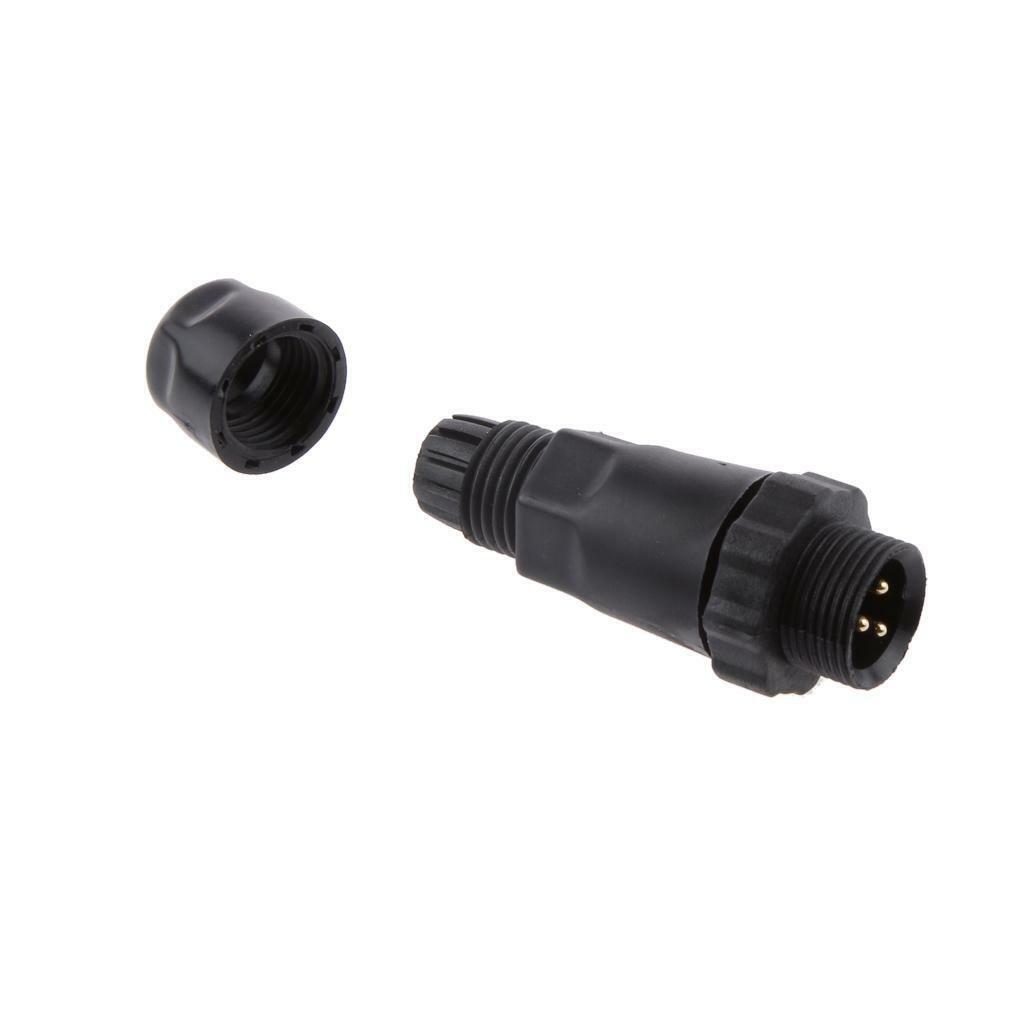 2x 15A IP68 Waterproof Aviation 3  Assembled Electrical  Fe Adapter