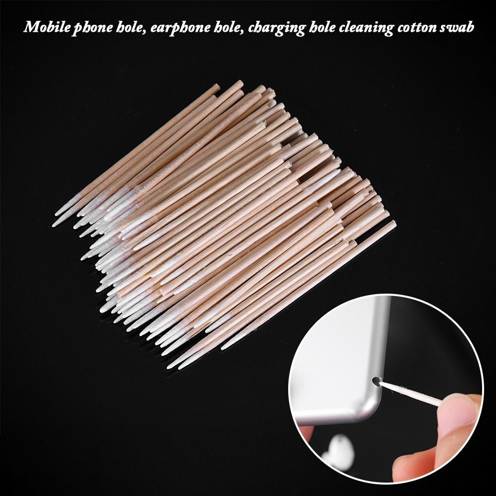 Speaker Dust Free Cleanroon Use Cotton Disposable Stick Cleaning Swab Tool