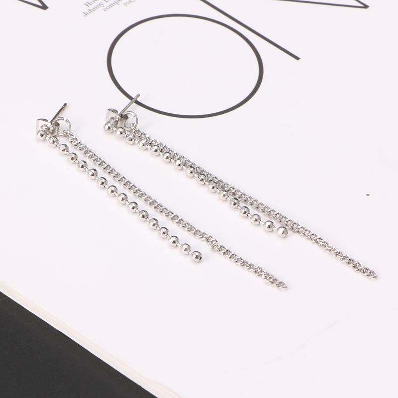 Chain Earrings Bangtan Boys Long Tassel Drop Earrings Korean Pop Fashion Jewelry
