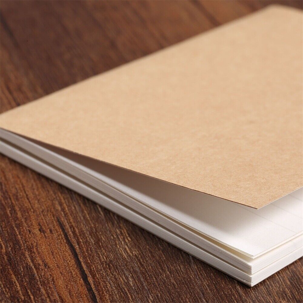 3 Set Blank Paper Refill For Travel Notepad Passport Notebook Diary Journal Memo
