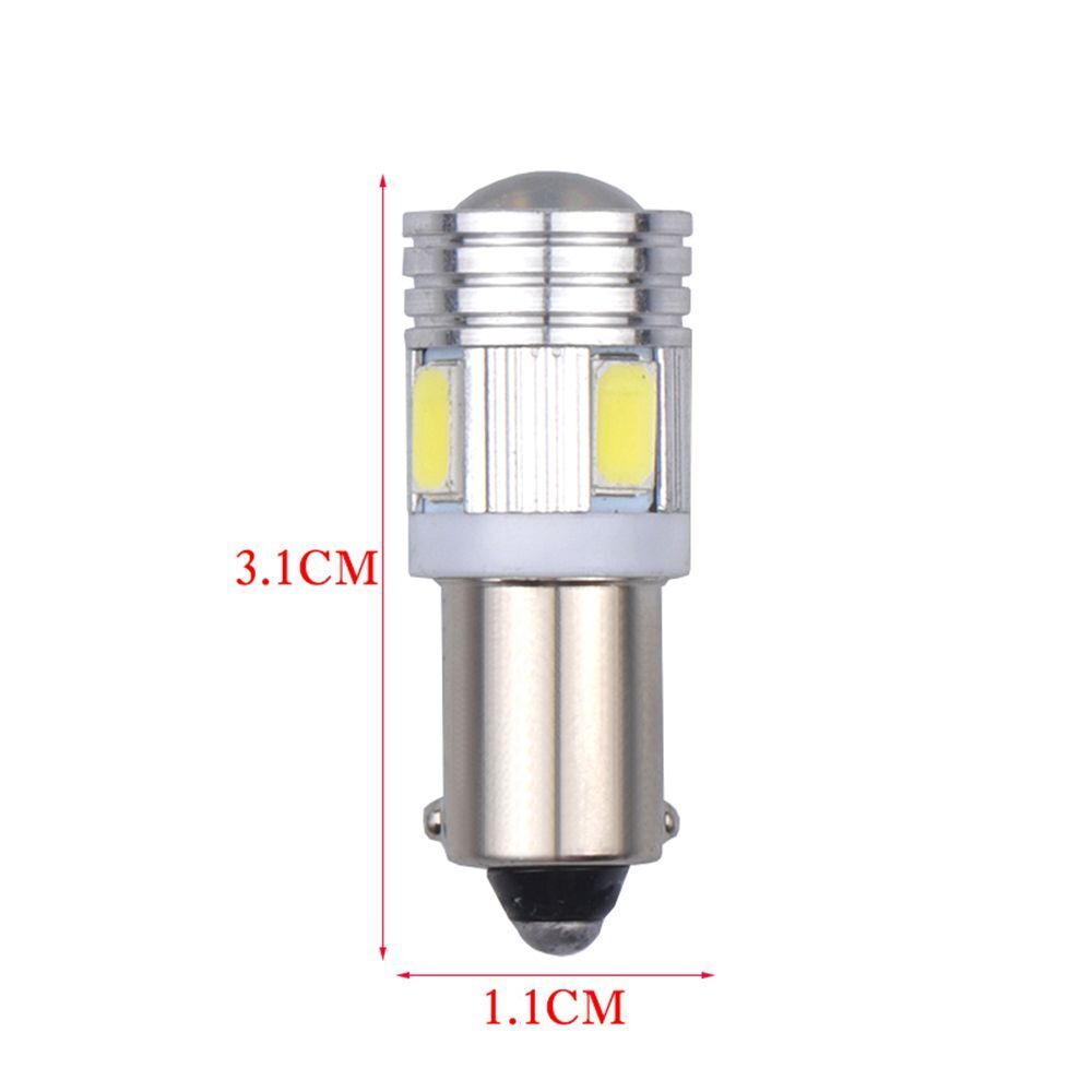 Auto Lamp BA9S T4W H6W 363 Car Wedge Side Light 5630 6 SMD License Plate Bulb