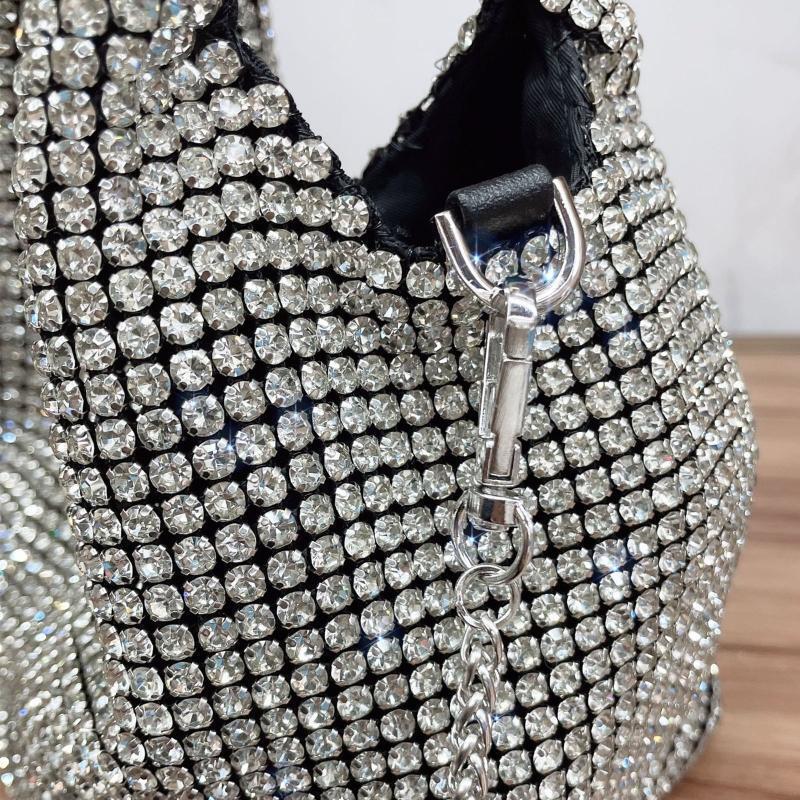 Glitter Rhinestone Evening Bag Fashion Top Handle Bags Cocktail Party Clutch