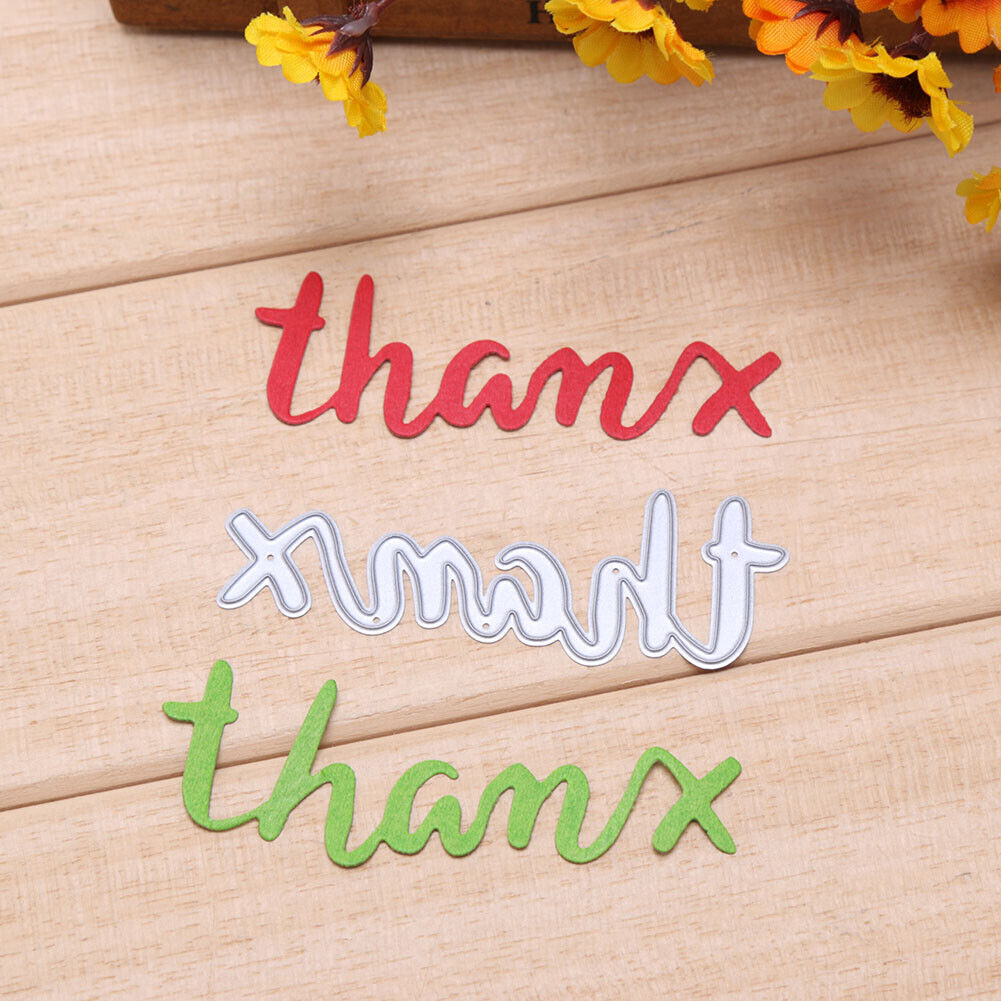 Thank Metal Embossing Cutting Dies DIY Scrapbooking Photo Decor Stencils-20