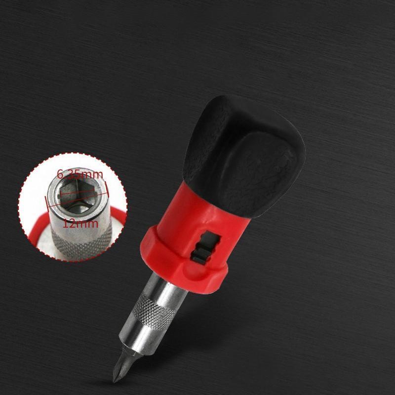6.35mm/1/4 Multifunctional Hexagon Socket Mini Key Ratchet Screwdriver Wrench