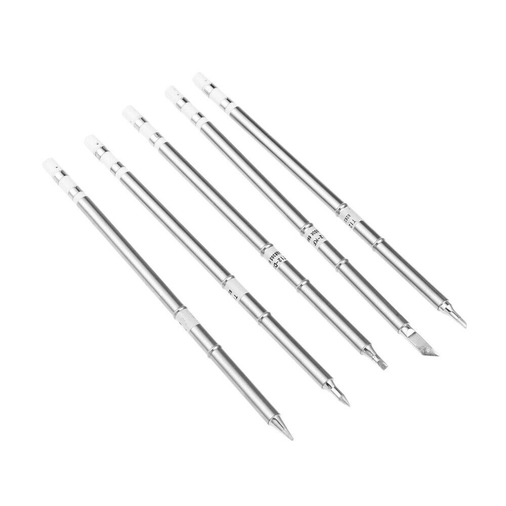 Replacement T12-BC2 T12-KF T12-D24 T12-IL T12-B2 Soldering Iron Tip Tool 5PCS
