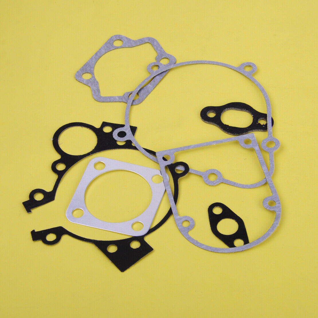 Metal Gas Engine Gasket Kit Fit for 2 Stroke 49cc 66cc 80cc Motorized Bike Li