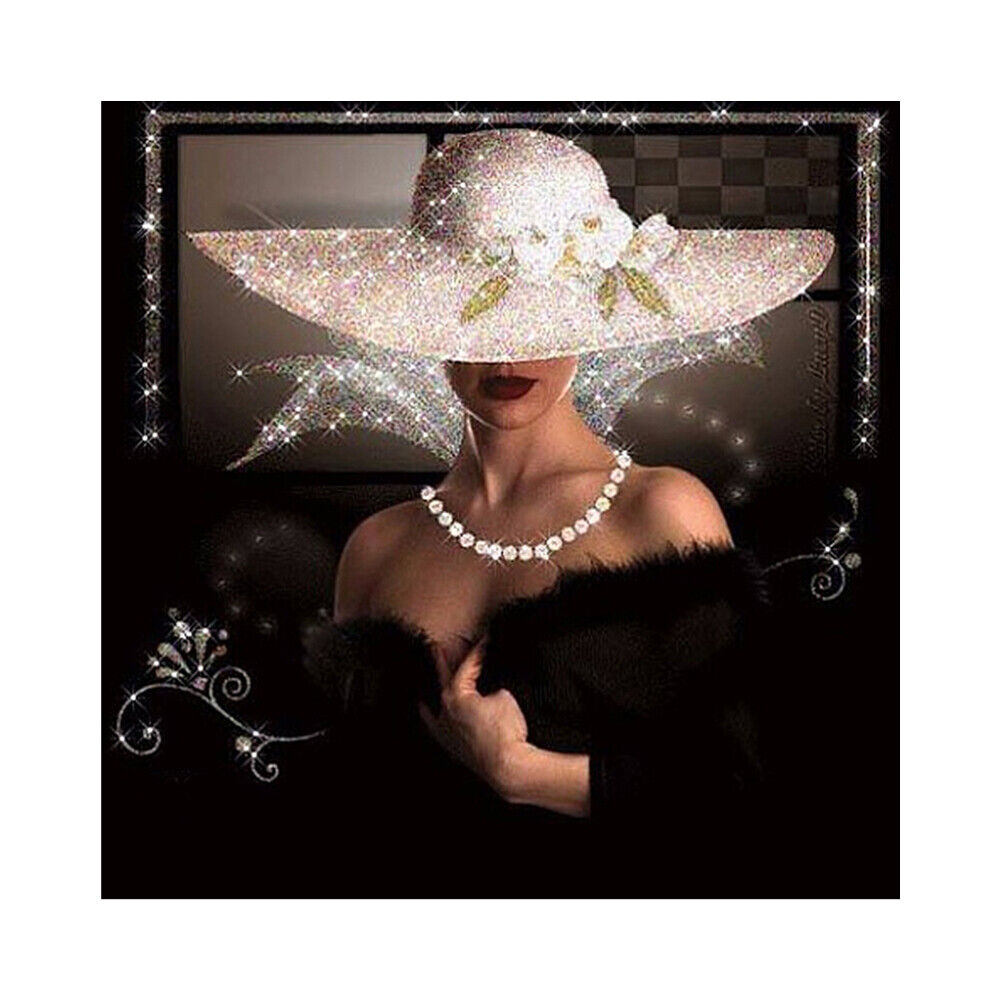 Beauty Lady 5D DIY Embroidery Diamond Painting Cross Stitch Kit Needlework