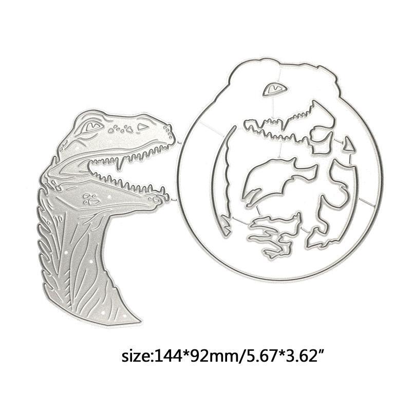 Dinosaur Cutting Dies Anti Deformed Metal Craft Die Cuts Stencil Cutting Dies