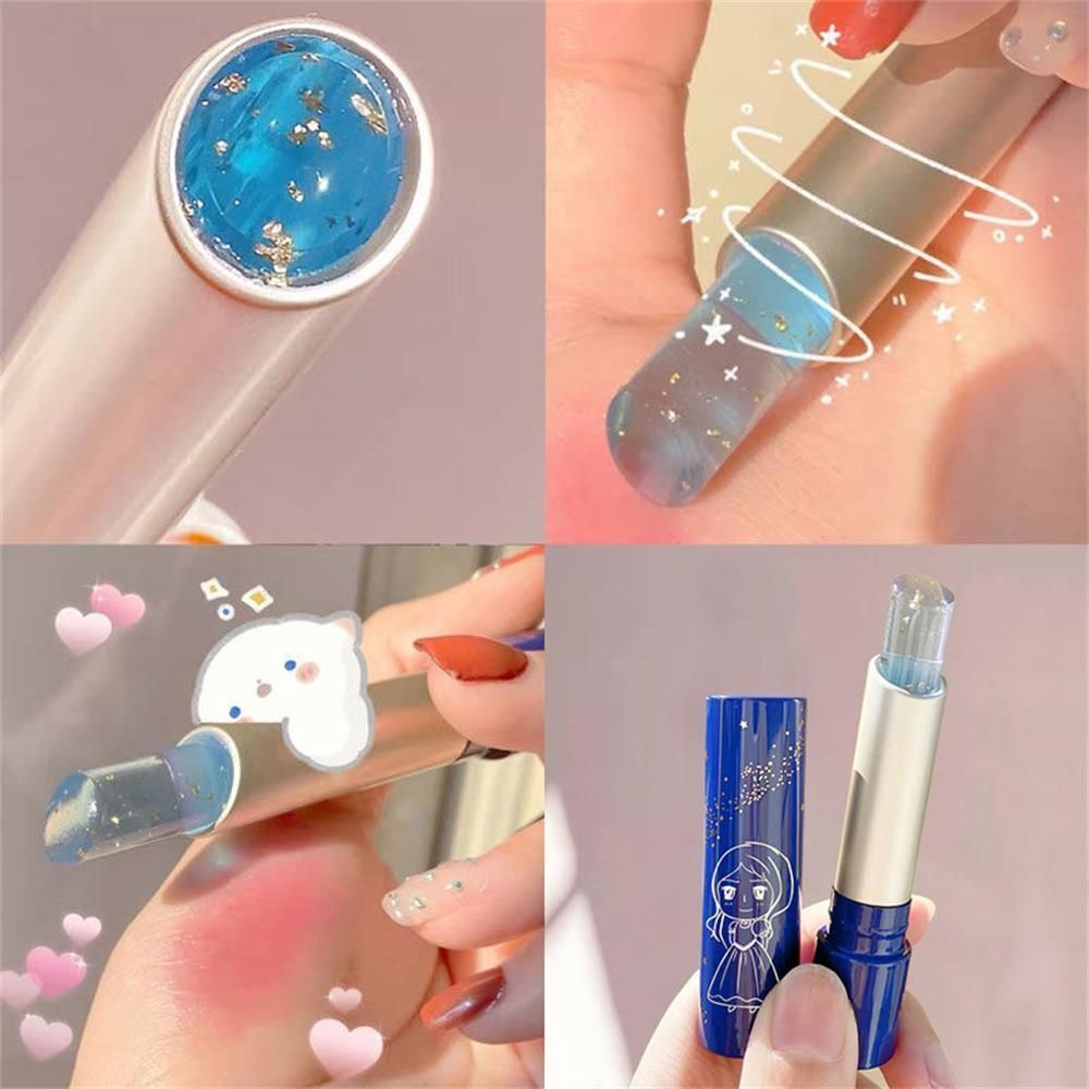 Transparent Lasting student moisturizing Lip Gloss Lipstick Color Changing
