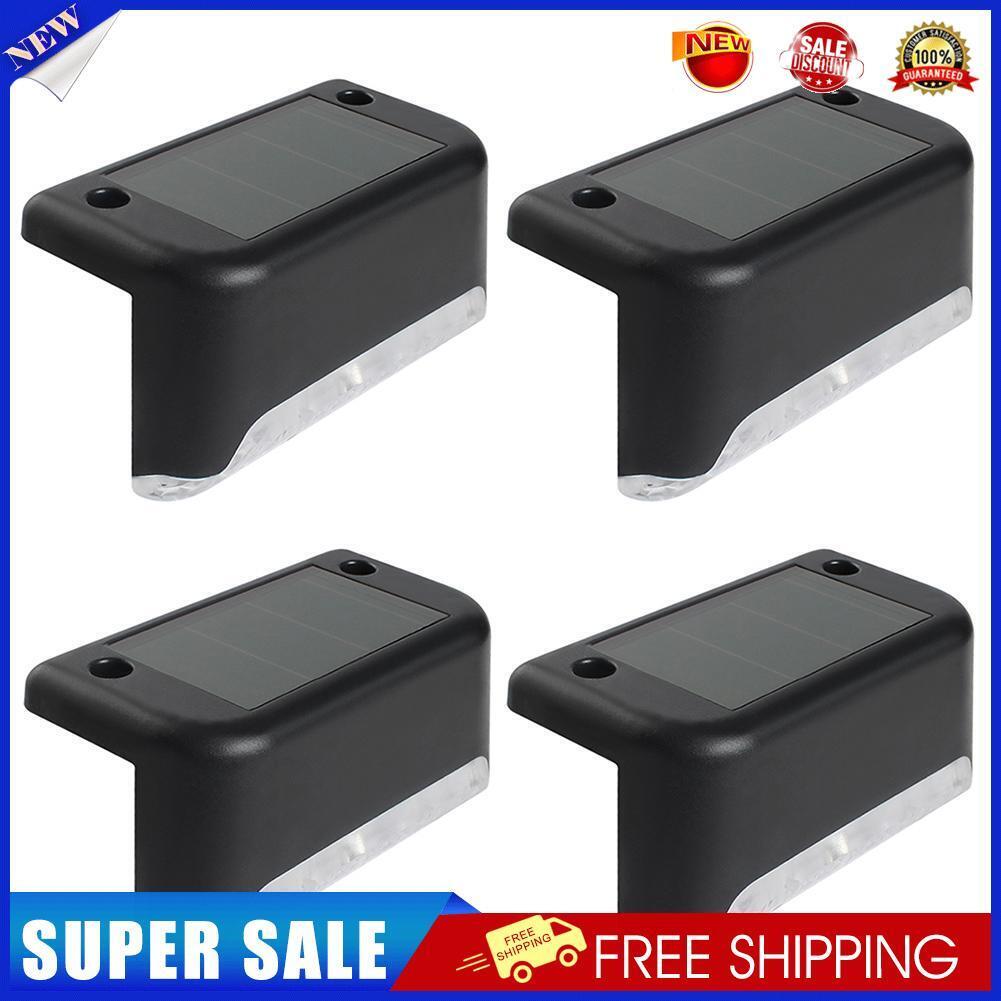 LED Wall Lamps Waterproof Stair Lights Solar Powered Courtyard Street Lamps